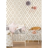 Picture of Trellis Peel and Stick Wallpaper - Gold