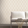 Picture of Trellis Peel and Stick Wallpaper - Gold