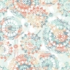 Picture of Bohemian Peel and Stick Wallpaper - Coral