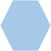 Picture of Blue Hexagon Dry Erase Peel and Stick Wall Decals