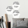 Picture of Doodle Dry Erase Hexagon Peel and Stick Wall Decals