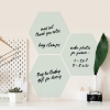 Picture of Light Sage Hexagon Dry Erase Peel and Stick Wall Decals