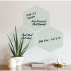 Picture of Light Sage Hexagon Dry Erase Peel and Stick Wall Decals