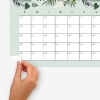 Picture of Tropical Monthly Calendar Dry Erase Wall Decal