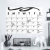 Picture of Doodle Dry Erase Calendar Peel and Stick Giant Wall Decal