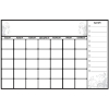 Picture of Scroll Dry Erase Calendar Giant Wall Decal