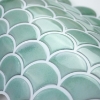 Picture of Aqua Scallop Peel and Stick Backsplash