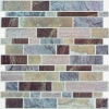 Picture of Blue Long Stone Tile Peel and Stick Backsplash