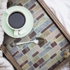 Picture of Blue Long Stone Tile Peel and Stick Backsplash