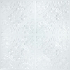 Picture of Bright White Tin Peel and Stick Tile Backsplash