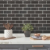 Picture of Charcoal Seaglass Peel and Stick Backsplash