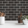 Picture of Charcoal Seaglass Peel and Stick Backsplash