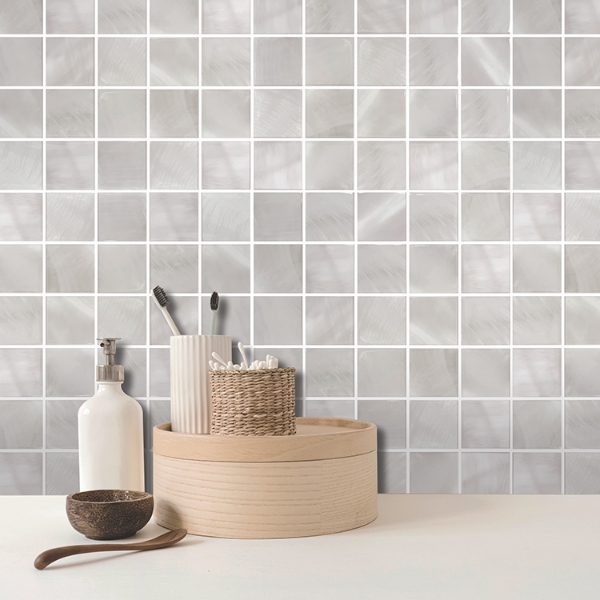 Picture of Pearl Square Peel And Stick Backsplash