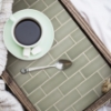 Picture of Sage Green Ceramic Peel and Stick Backsplash