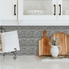 Picture of Silver Tin Peel and Stick Tile Backsplash