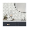 Picture of White Tin Peel and Stick Tile Backsplash