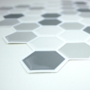 Picture of Gray Hexagon Tile Peel and Stick Backsplash