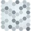 Picture of Gray Hexagon Tile Peel and Stick Backsplash