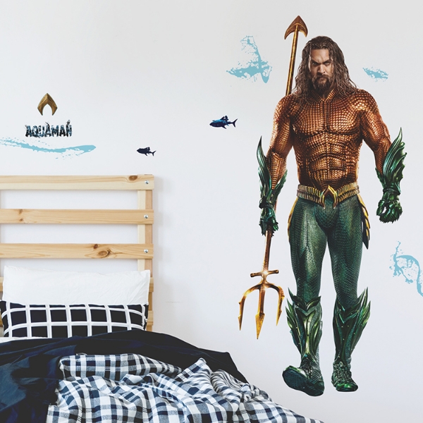 Picture of Aquaman Peel and Stick Giant Wall Decals