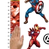 Picture of Avengers Growth Chart Peel And Stick Wall Decals