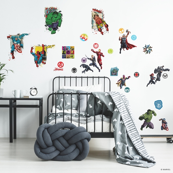 Picture of Classic Avengers Peel and Stick Wall Decals