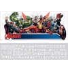 Picture of Avengers Assemble Headboard Giant Wall Decal with Alphabet