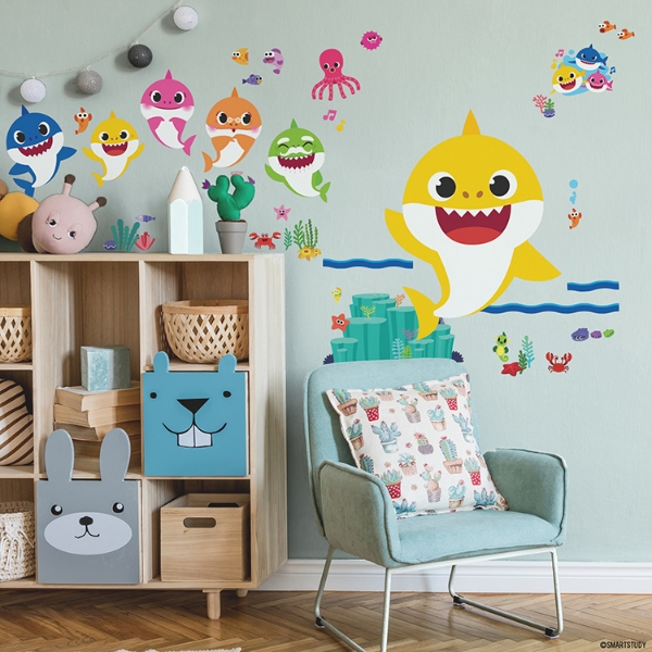 Picture of Baby Shark Peel and Stick Giant Wall Decals