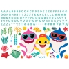 Picture of Baby Shark Peel And Stick Giant Wall Decals With Alphabet