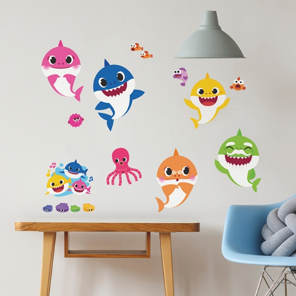 Picture of Baby Shark Peel and Stick Wall Decals