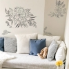 Picture of Beth Schneider Floral Sketch Peel and Stick Giant Wall Decals