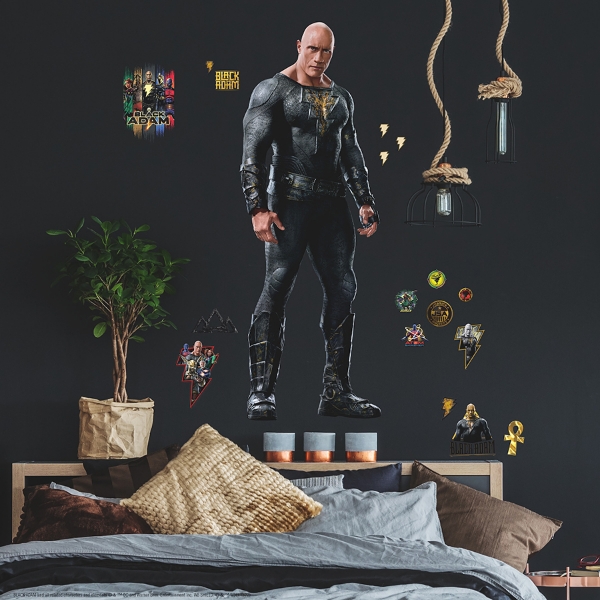 Picture of Black Adam Giant Peel & Stick Wall Decals