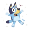 Picture of Bluey Character Peel and Stick Wall Decals