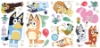 Picture of Bluey Family & Friends Peel and Stick Wall Decals