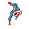 Picture of Marvel Classic Captain America Comic Peel and Stick Giant Wall Decal