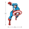 Picture of Marvel Classic Captain America Comic Peel and Stick Giant Wall Decal