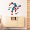 Picture of Marvel Classic Captain America Comic Peel and Stick Giant Wall Decal