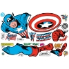 Picture of Marvel Classic Captain America Comic Peel and Stick Giant Wall Decal