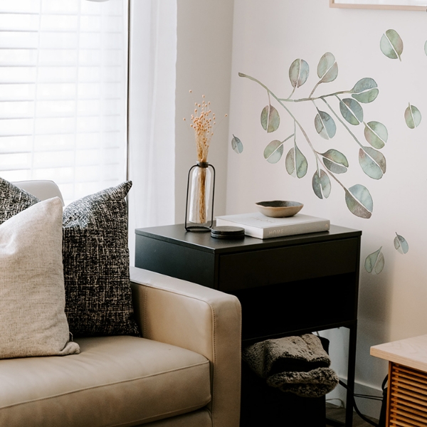 Picture of Catcoq Eucalyptus Peel and Stick Giant Wall Decals