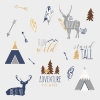 Picture of Adventure Awaits Animal Wall Decals