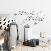 Picture of All is Calm, All is Bright Peel and Stick Wall Quote Decals with Glitter