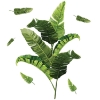 Picture of Banana Leaf Peel and Stick Giant Wall Decals