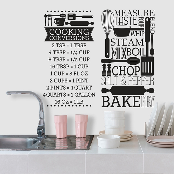 Picture of Cooking Conversions Wall Decals