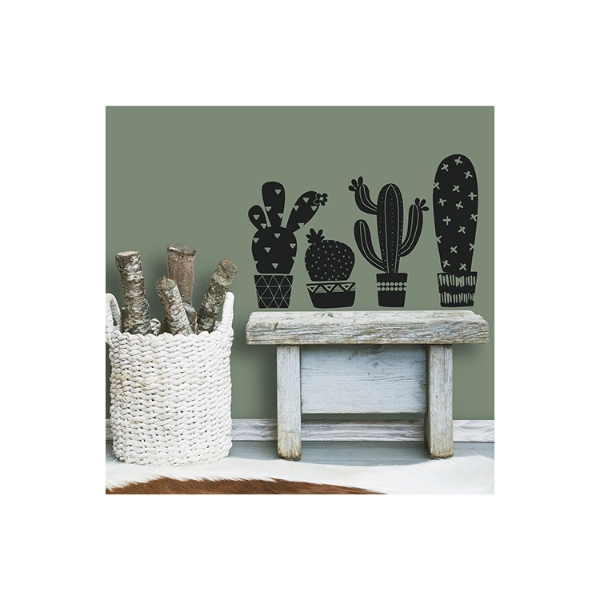 Picture of Geo Cactus Peel and Stick Wall Decals