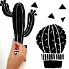 Picture of Geo Cactus Peel and Stick Wall Decals