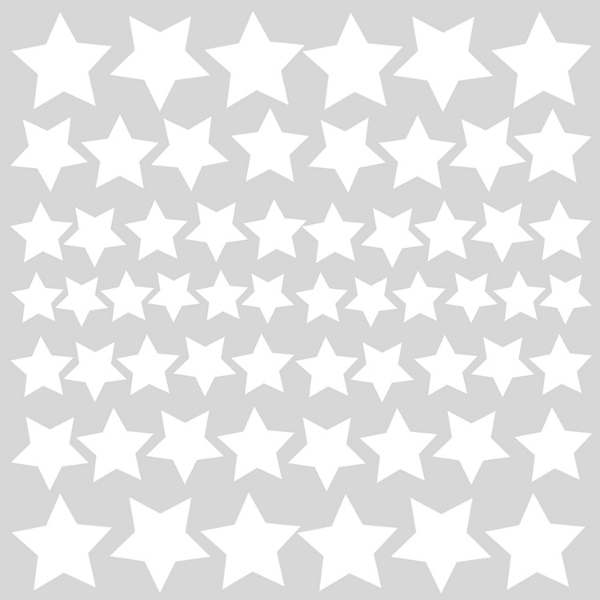 Picture of Glow in the Dark Star Peel and Stick Wall Decals