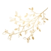 Picture of Gold Branch Peel and Stick Giant Wall Decals with 3D Leaves