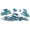 Picture of Great Wave Peel and Stick Giant Wall Decals