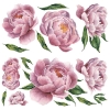 Picture of Large Peony Peel and Stick Giant Wall Decals