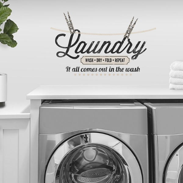 Picture of Laundry Quote Wall Decals