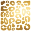 Picture of Leopard Spot Peel and Stick Wall Decals with Foil